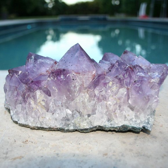 Uruguayan Deep Purple Amethyst Cluster, Amethyst Cathedral, Amethyst Druze, Crys - Picture 5 of 5